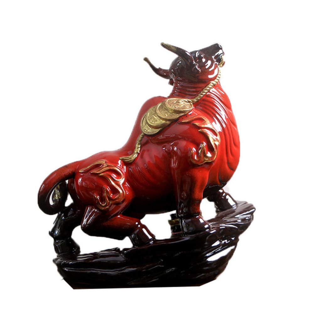 Ceramiczne Ozdoby W Kształcie Krowy Do Domu, Salonu, Biura, Na Biurko, Na Szczęście
