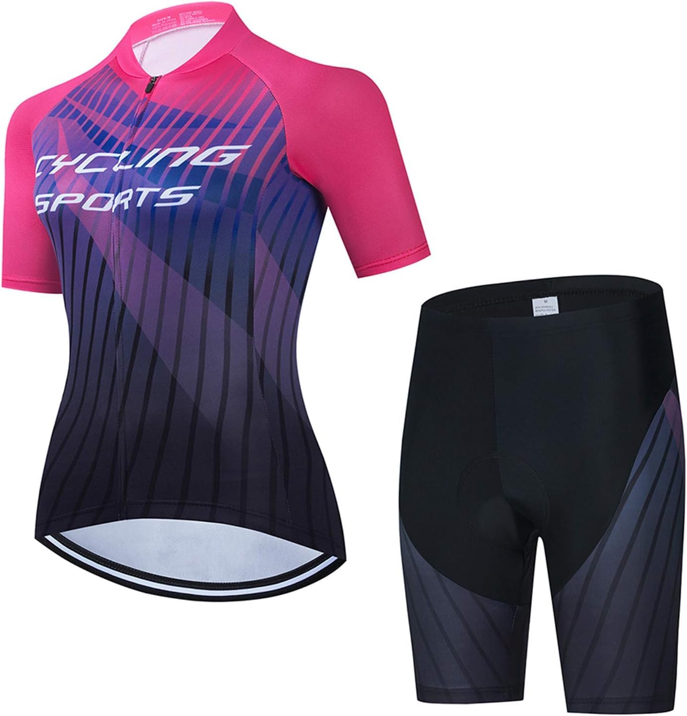 Vêtements de cyclisme VTT respirants pour femme avec short gel 9D 3XL