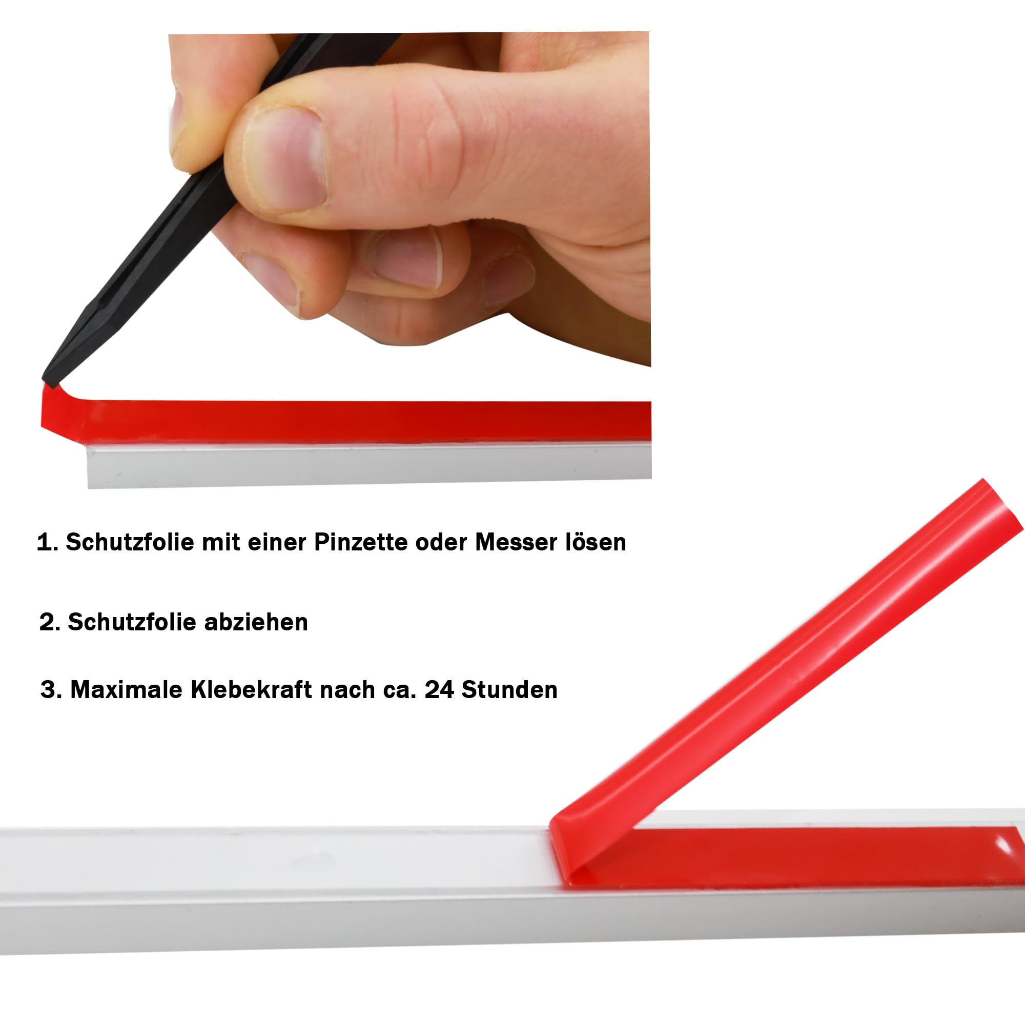 Montageklebeband doppelseitig transparent | Rückstandsfrei entfernbar | Doppelseitiges Klebeband extra stark | 1mm dick in Profi Qualität (12mm x 33m)