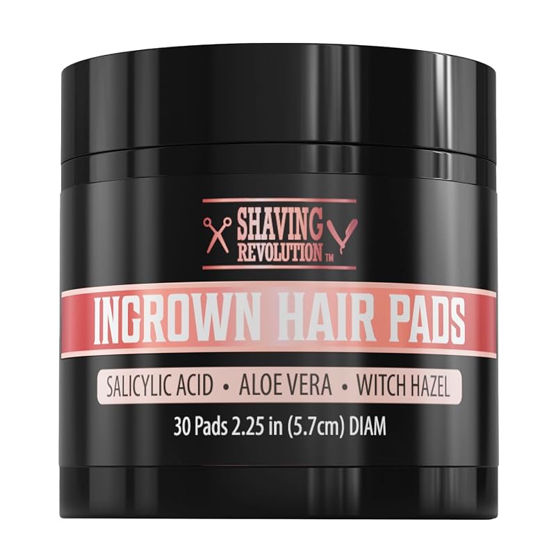 Viking Revolution Discos esfoliantes para pelos encravados, 30 unidades