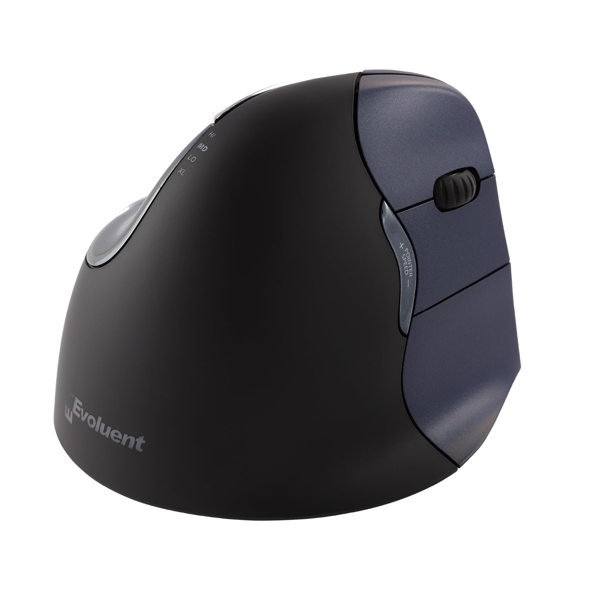EvoluentInventor of the Vertical Mouse – VM4RW Ergonomic Vertical Mouse Right Hand Regular Size Wireless USB, Sculpted for Comfort, Reduces Wrist Strain, 4 Speeds, 6 Customizable Buttons in Windows