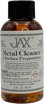 JAX Metal Cleaner & Surface Preparation - Metal Finishing Solution - Excellent for Patination and Painting of Metals - 2 Ounce