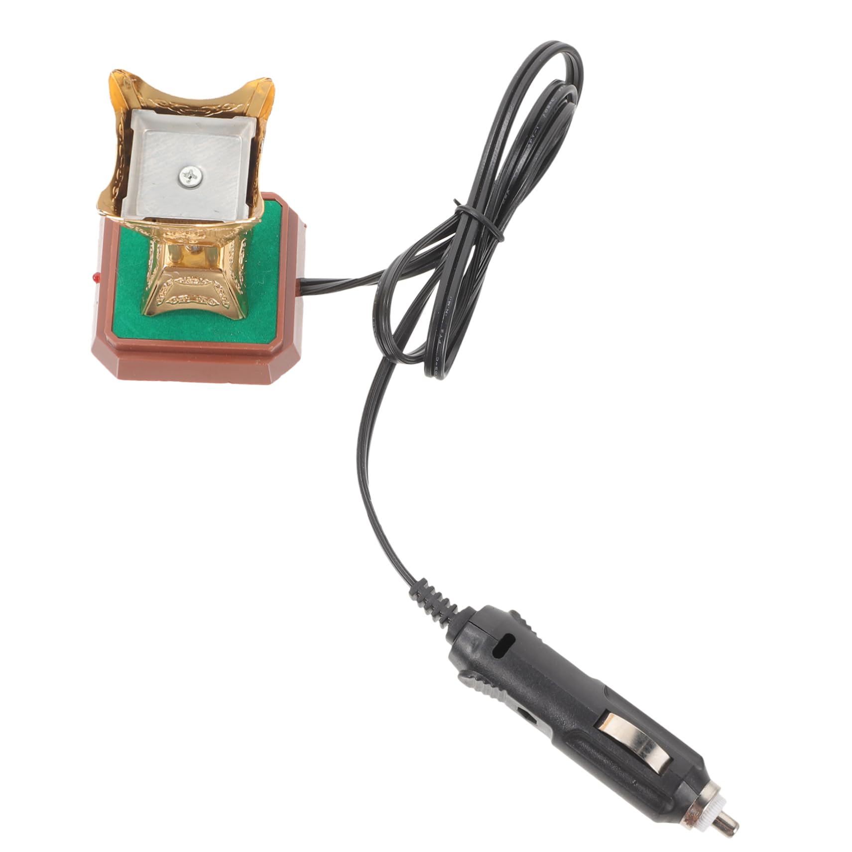 MAGICLULU 5 Pezzi Burner di incenso retrò bruciatore di incenso per auto bruciatore di elettrico sanifica aria profumatore auto porta elettrico incensiere antico