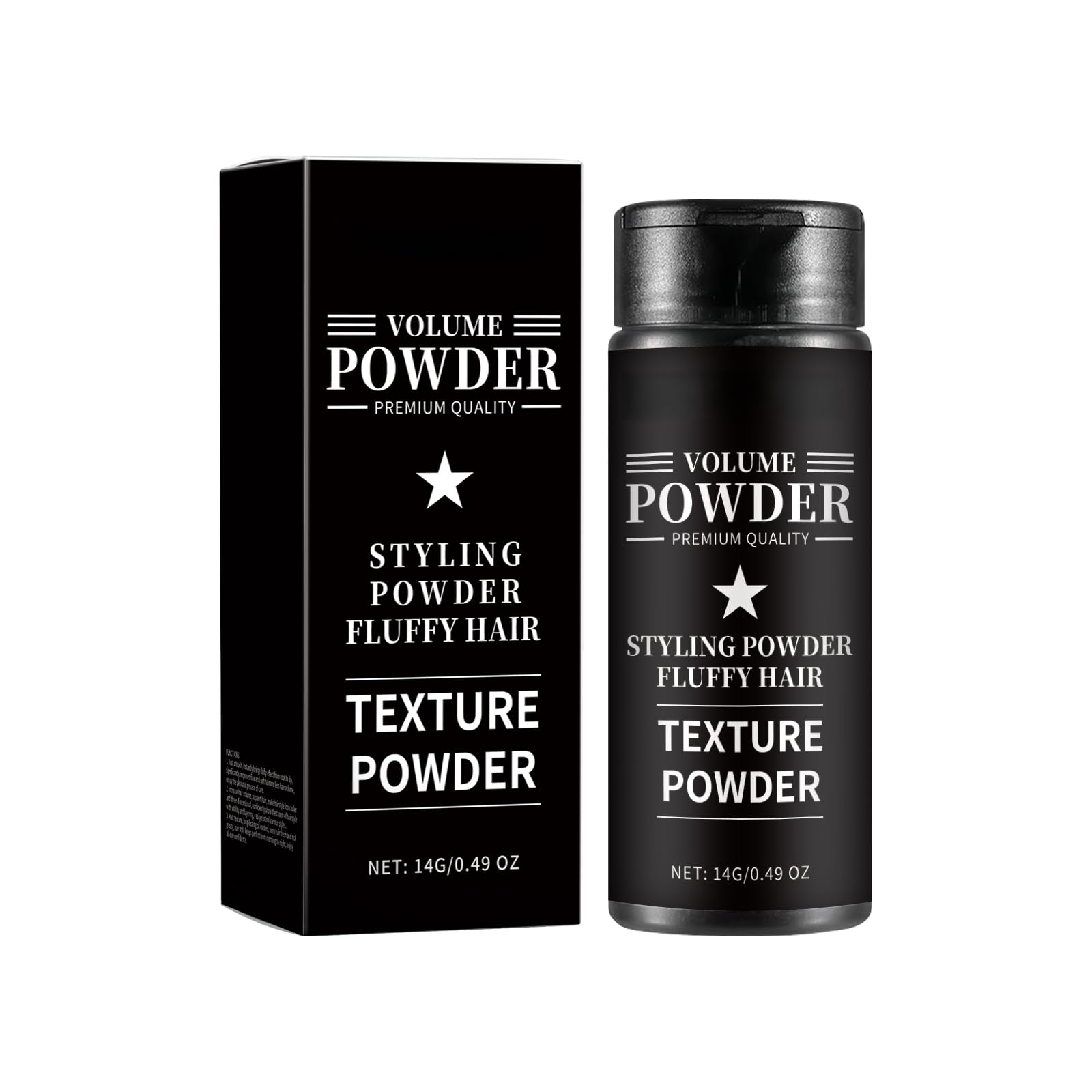 Hair Natural Powder Curly Hair Volumizing Styling Smooth Frizz Natural Shine Non-Greasy