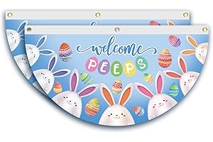 SENSEVEN Happy Easter Yard Flag