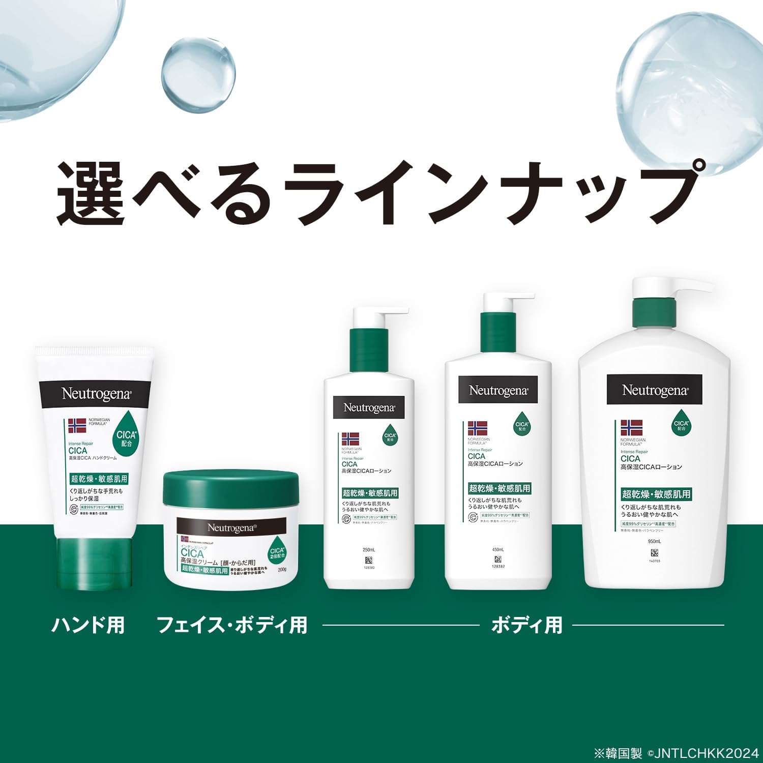 Neutrogena(ニュートロジーナ) ノルウェーフォーミュラ インテンスリペア CICA エマルジョン 【大容量】450ｍl 保湿 超乾燥 シカ シカクリーム 敏感肌 肌荒れ スキンケア ボディクリーム