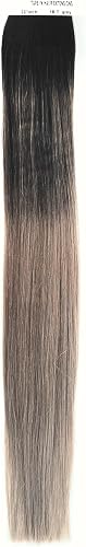 Non Remy Tape-In Hair Extensions - 100% Human Hair - #Ombre Grey - 20 Tapes (40cm)