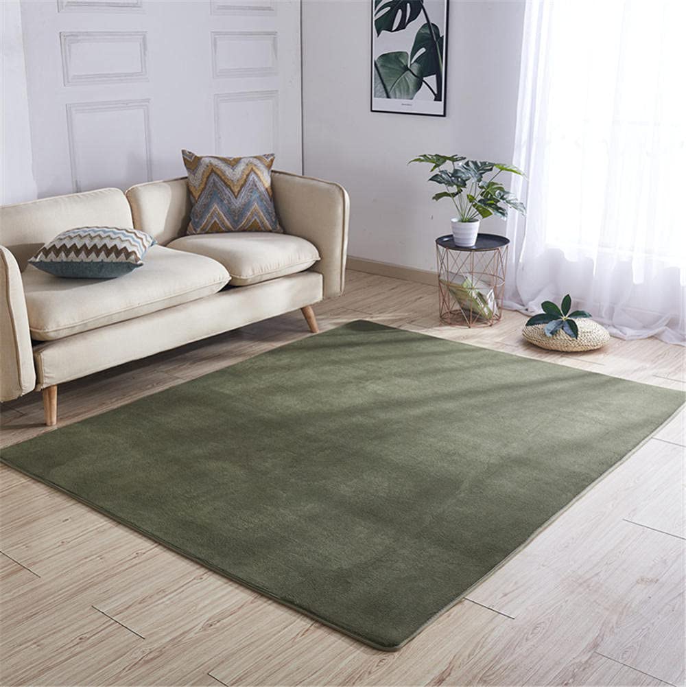 Tapis de salon moderne vert olive grands tapis de sol pour chambre