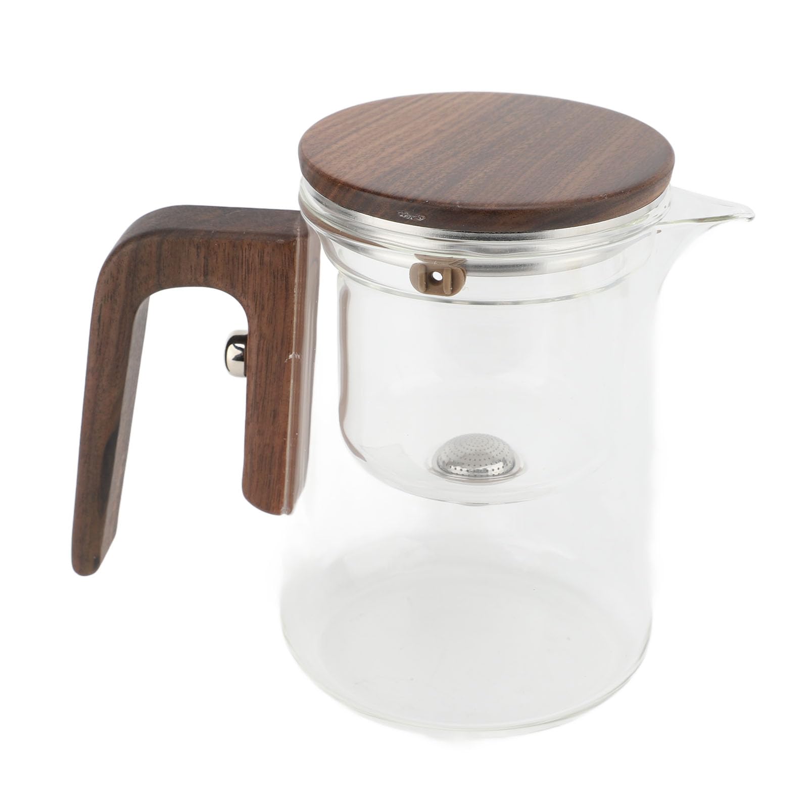 Wakects Teiera in Vetro, 600ml Design di Separazione Dell'acqua con