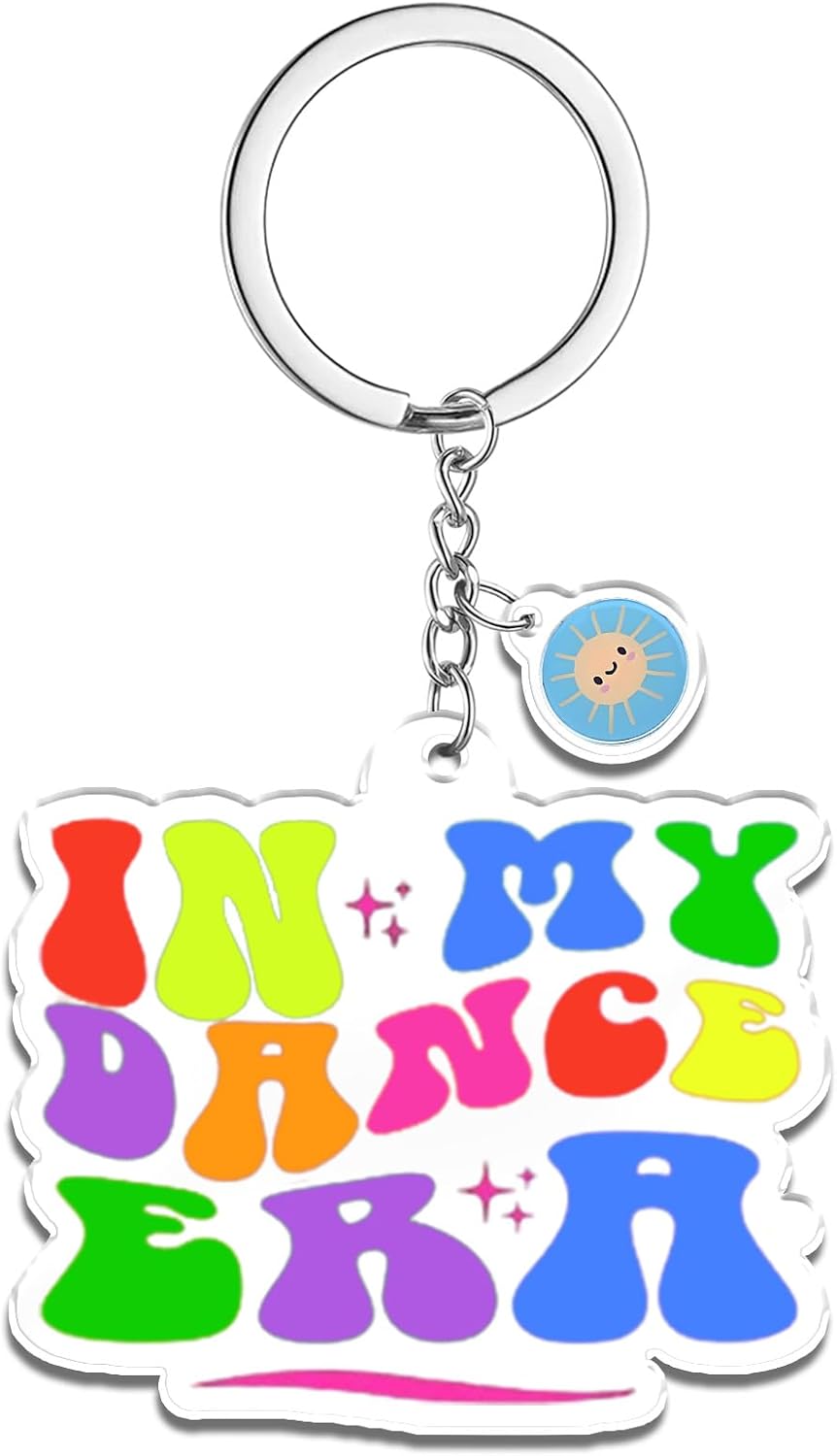 Dance Recital Gifts Acrylic keychain for Dancers Dance Stuff Ballet Accessories Dance Teacher Gifts Ideas Ballet Dancer Stuff Accessories In My Dance Era Keyring