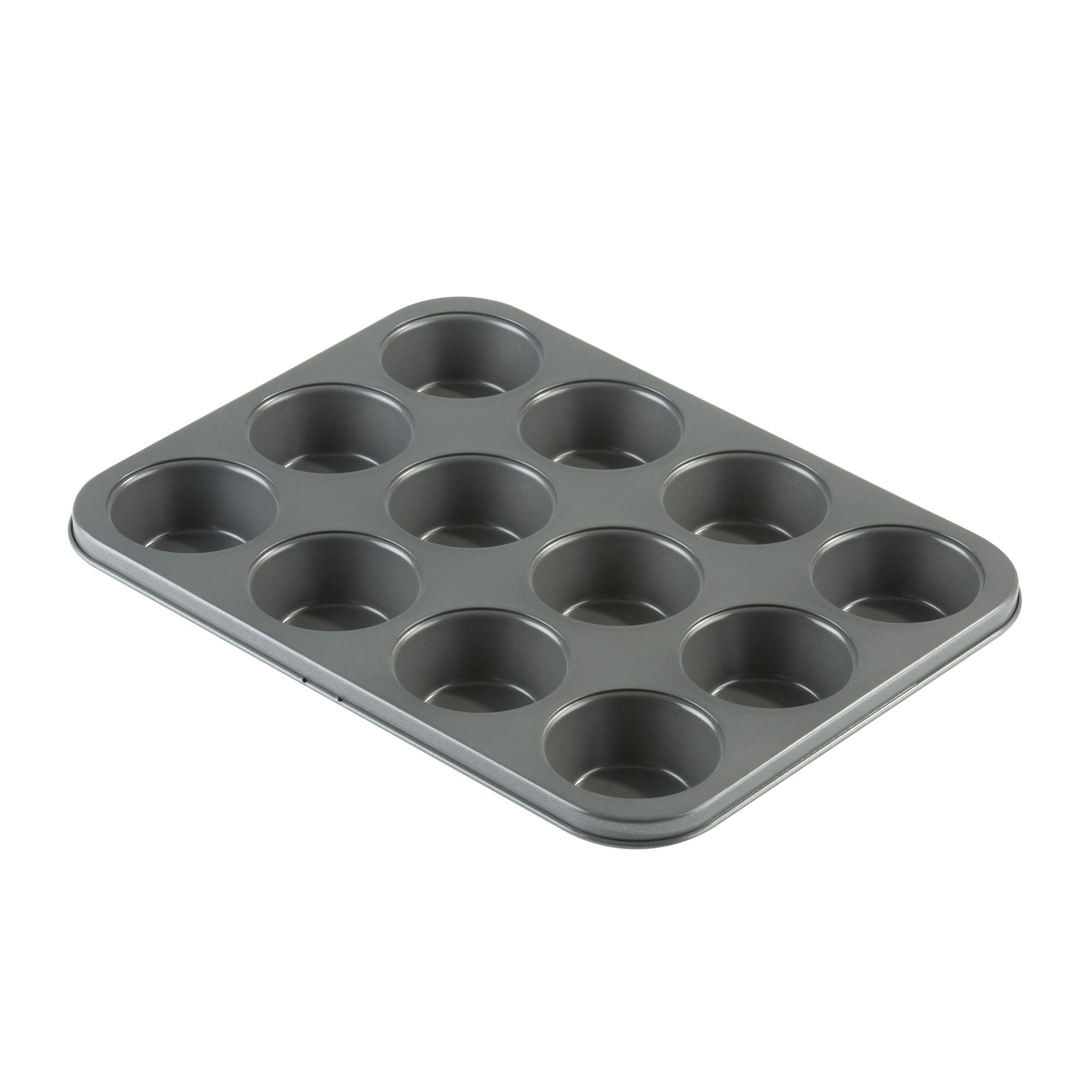 Prochef KB1003 Teflon Non-Stick Premium Coated 12 Cup Tray/Tin-Length 35cm x ...