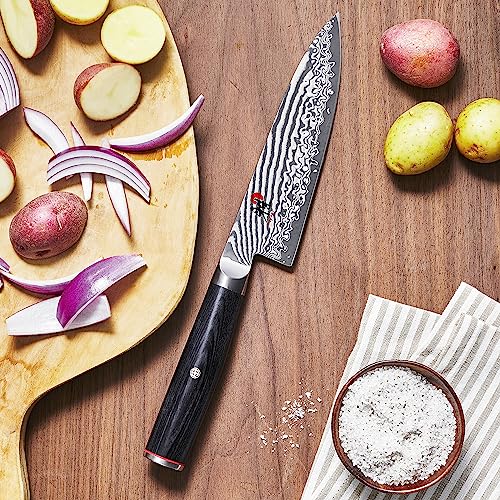 ZWILLING Kochmesser MIYABI 5000 FC-D silber, braun glatt, Klinge: 16,0 cm 4009839376900 ZWILLING