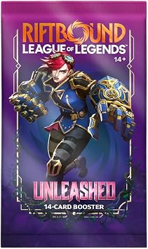 League of Legends Riftbound Unleashed booster pack 1 sachet English version