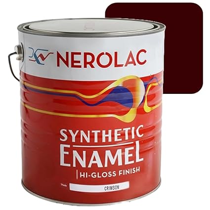 Nerolac Synthetic Enamel Paint (Crimson, 4Ltr) - ?