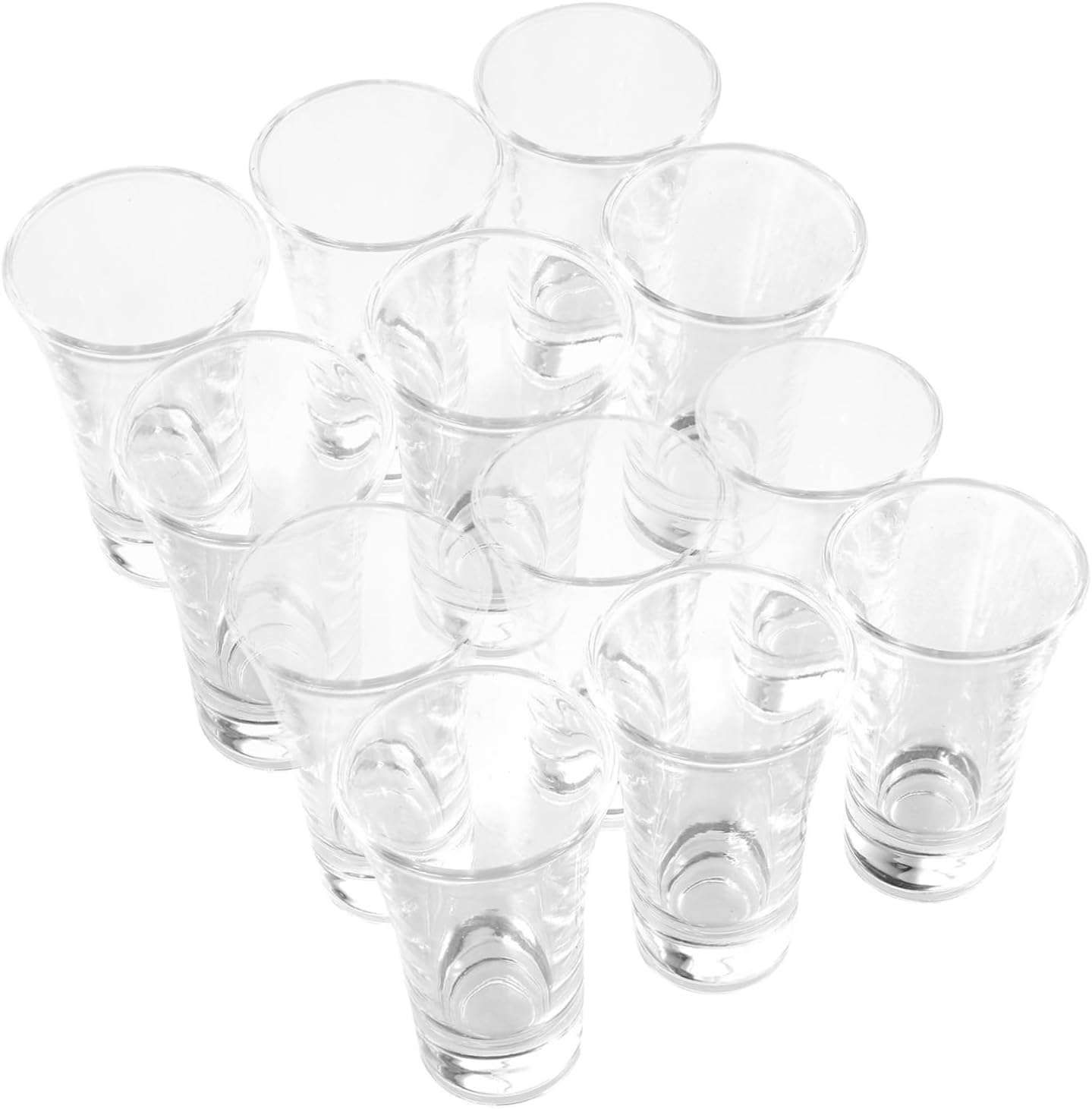 12pcs Glass Communion Cups for Church Elegant and Religious Glass Cups for Standard Communion Trays Enhance Spiritual Ceremonies with Aesthetic Appeal and Longevity