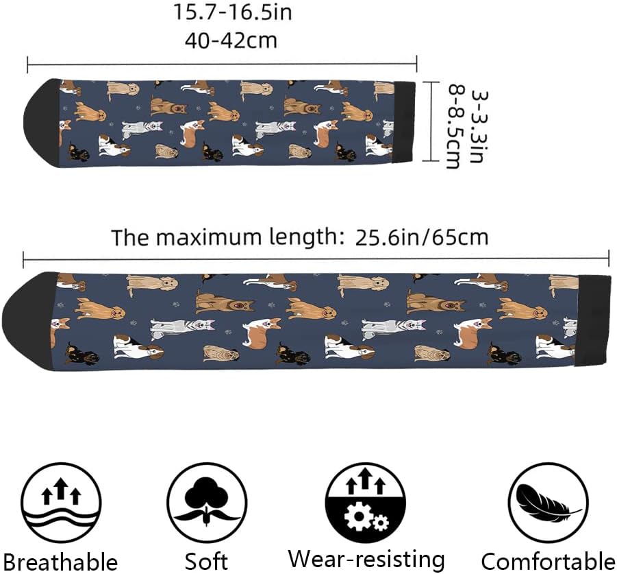 AOYEGO Medical Funny Socks Red Grey Blue Care Hospital Novelty Casual Crew Socks Contrast Color Design for Women Men Gift - Image 3