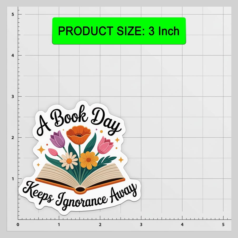 (9CS) So Many Books So Little Time Sticker Book Worm Reading Book Lover Stickers 3 in Water Assistant Die Cut Vinyl Sticker for Hard Hat Laptop Water Bottle Phone Case Decal Stuff Birthday Gift 3 Inch image 3
