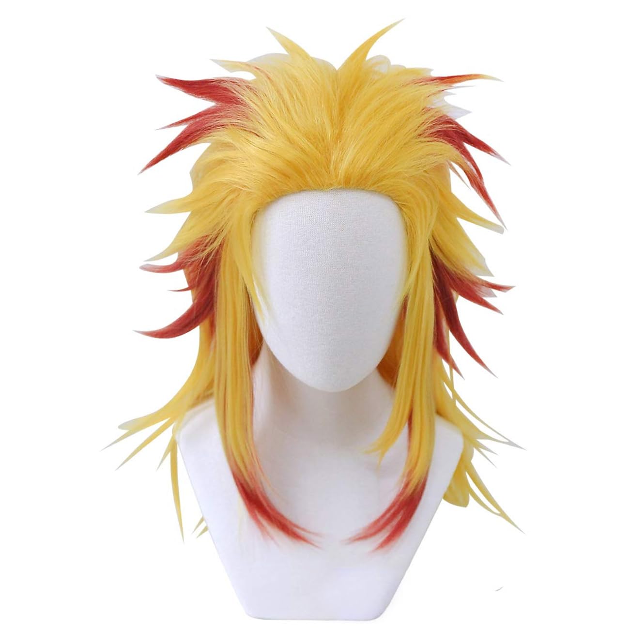 PORSMEER Men's Anime Short Black Cosplay Wig,Unisex Short Layered Synthetic Accessory Hair Wig+Hair Cap for Cosplay Halloween Costume image 5