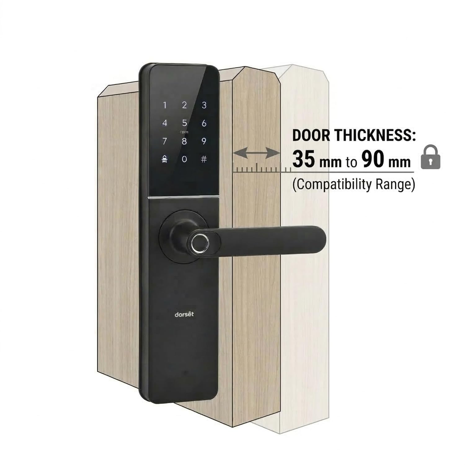 Dorset DG 104 Door Thickness Compatibility