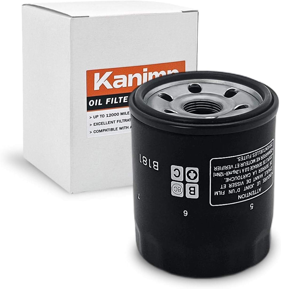 16510-96J00 16510-96J10 Oil Filter for Suzuki DF150-DF300, DF70A-DF115A,DF150A-DF350A, 70HP-140HP Outboard Engine, Replaces 16510-61A31
