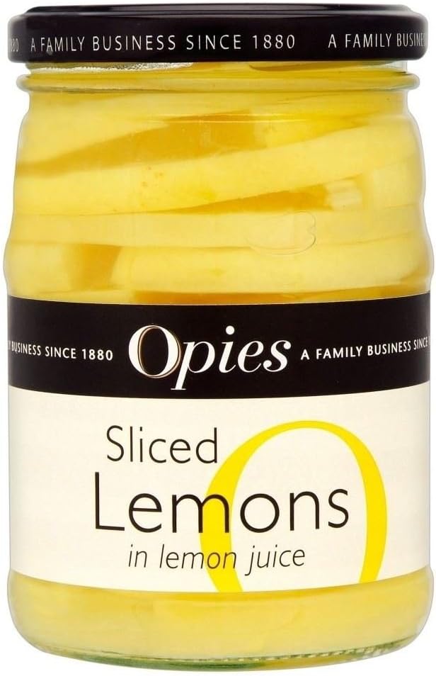 Opies Sliced Lemons in Lemon Juice (350g) - Pack of 2