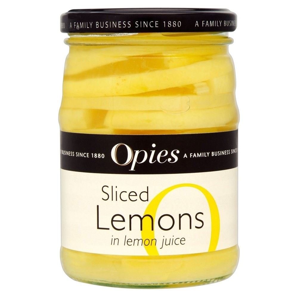 Opies Sliced Lemons in Lemon Juice (350g) - Pack of 6