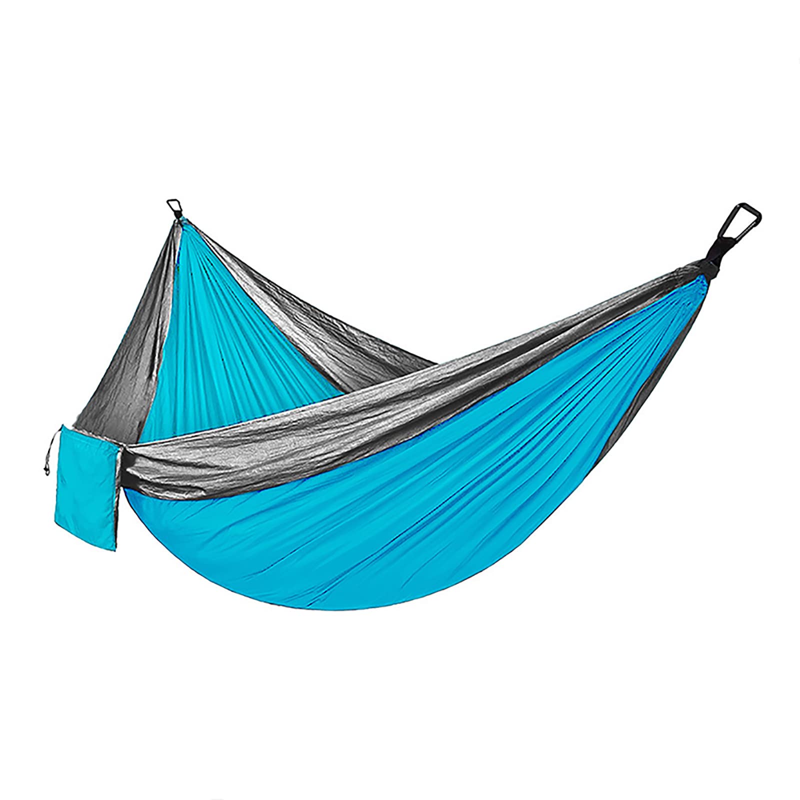 hammock， Outdoor Ultralight Camping with 2 Carabiners, Rope Covers, 300 kg Load Capacity (270 x 140 cm), Breathable Quick Drying Nylon Parachute