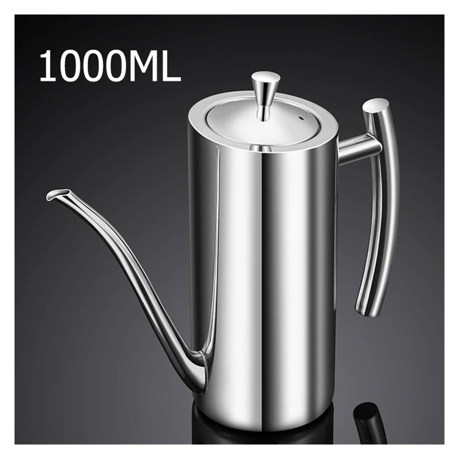Strumenti for il contenitore di stoccaggio aceto salsa del serbatoio della cucina pentola dell'olio dell'acciaio inossidabile(1000ML)