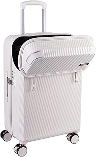 [トラベリスト]キャリーケース ジッパー フロントオープン トップオープン ブレーキ付き 拡張機能 ACCEL アクセル