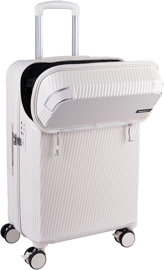 Amazon.co.jp: [トラベリスト] キャリーケース ジッパー フロント