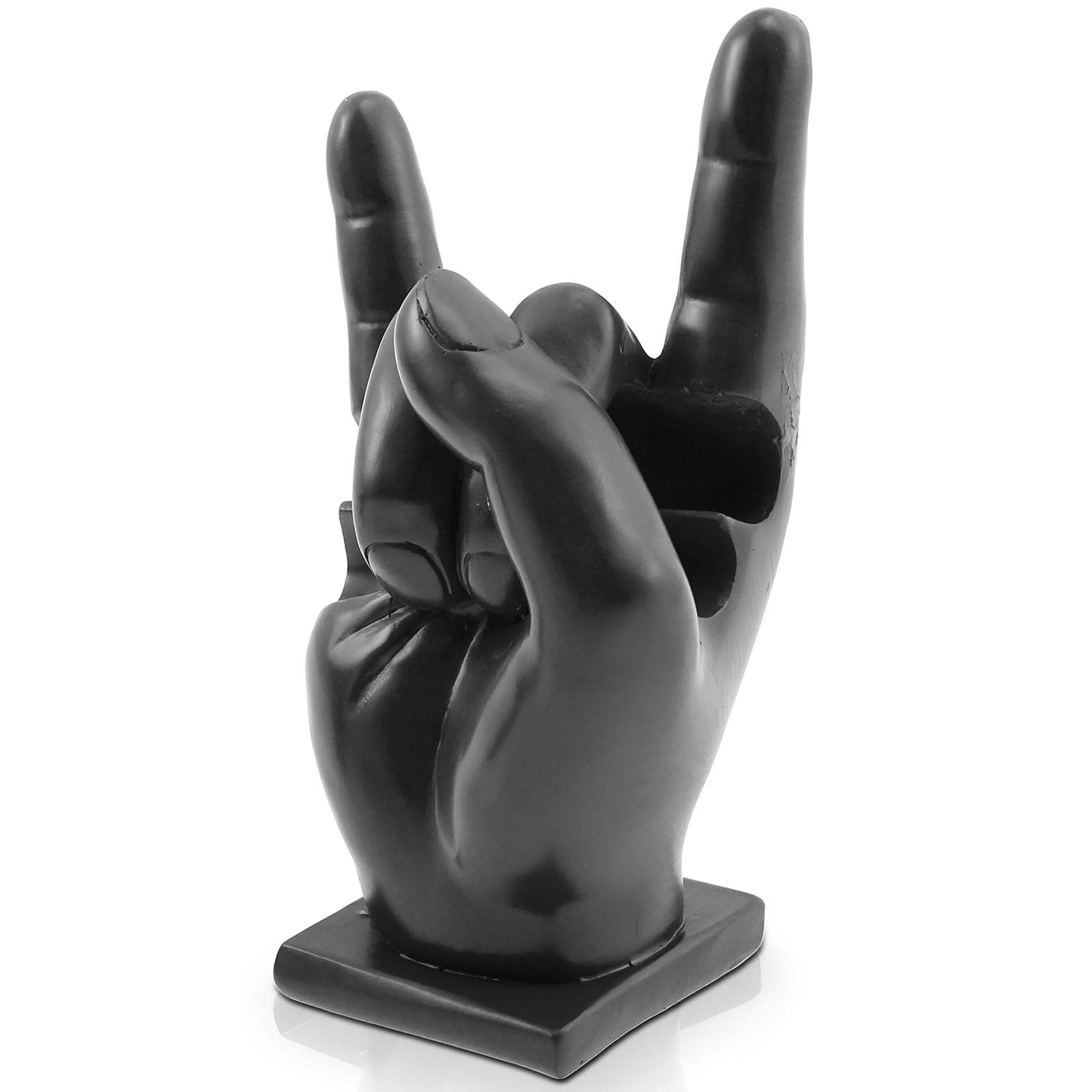 Foppla Black Drumstick Holder Creative Rock Hand Drum Stick Holder Stable Drumstick Display Funny Drumstick Display Show Stand Decorative Drumstick Display Holder For Drummers(Black)