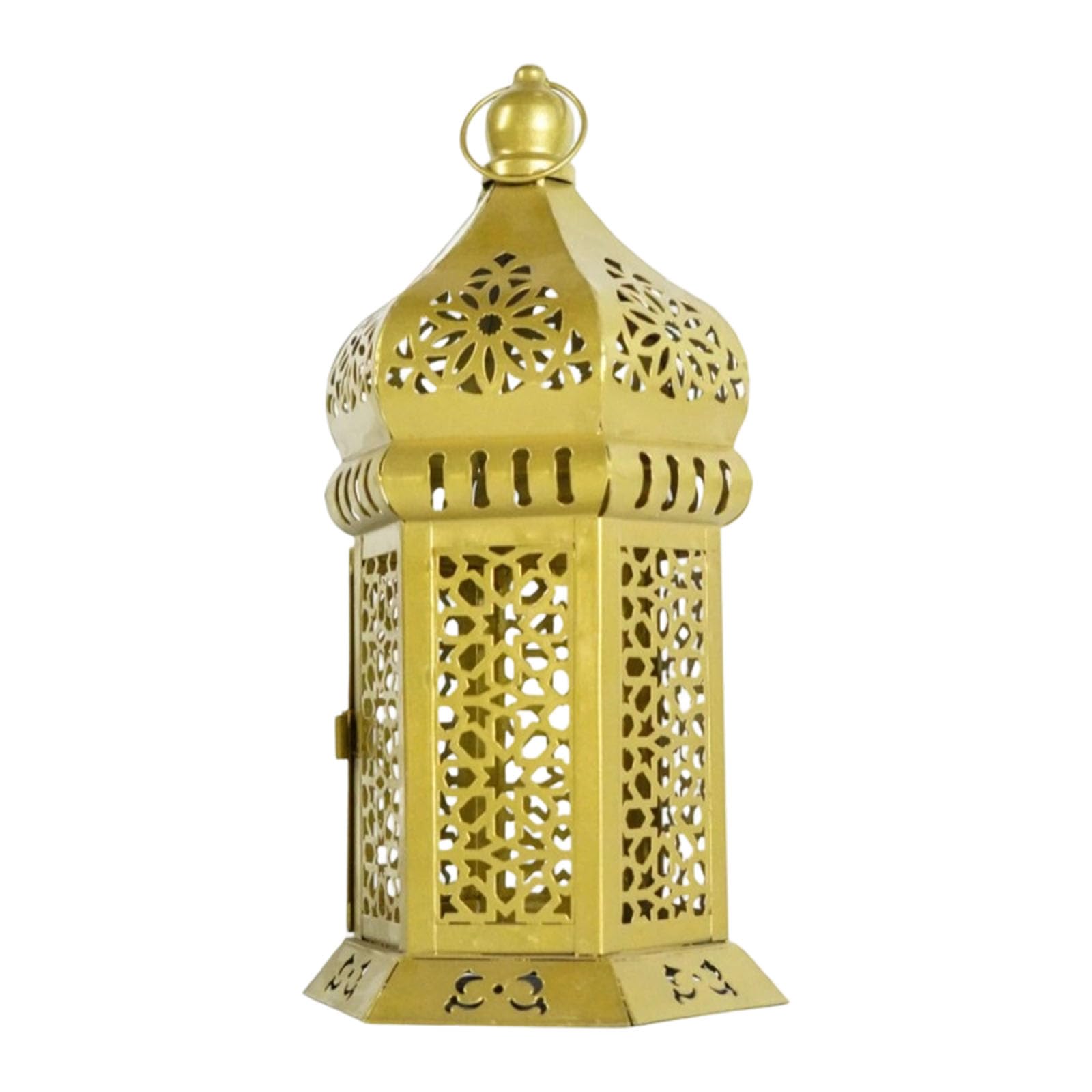 Shntig Moroccans Lanterned Decorative Lanterned for Hanging or Table Metal Iron Holders Ramadans Home Decors Decorative Glim