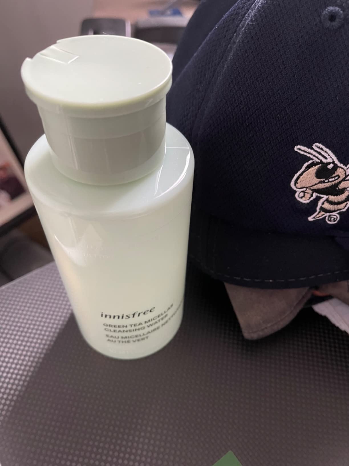 innisfree Green Tea Amino Acid Cleansing Water, Hydrating Micellar Makeup Remover, Korean Skincare, Dermatologist Tested