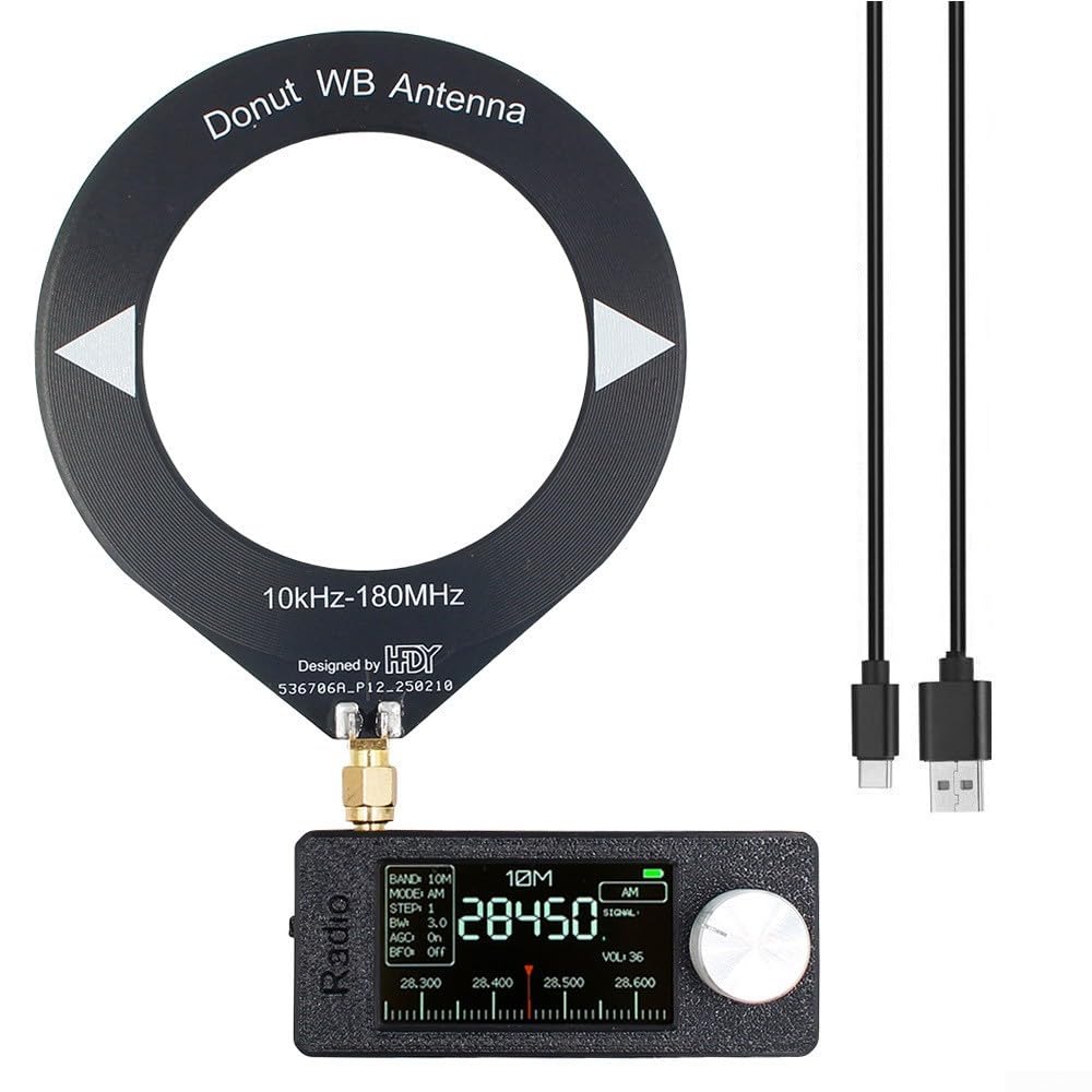 Radio Mini SI4732, 9.9K-108Mhz, compatible con transmisión de banda completa, modo LSB USB AM FM, con antena de bucle portátil (A)
