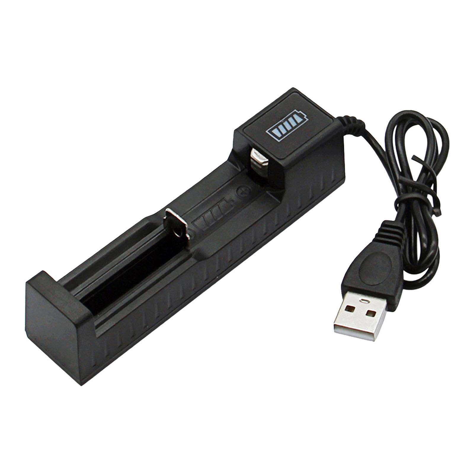 USB Smart Battery Charger with Indicator Charging Fast for 18500 18350 18650| Chargers| Multipurpose Batteries & Power |Consumer Electronics-image-41