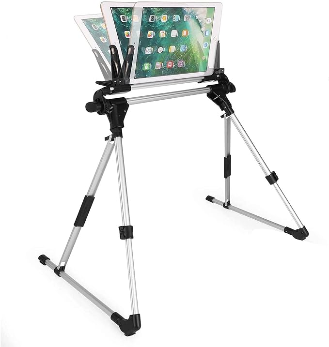 HOLD UP Tablet Holder, 360 Adjustable Phone/Tablet Stand with Steel Arm