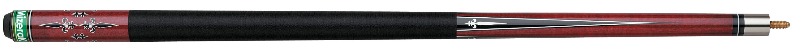 Mizerak P0385 58-Inch 2-Piece Maple Competition Billiard Cue with Black Nylon Wrap