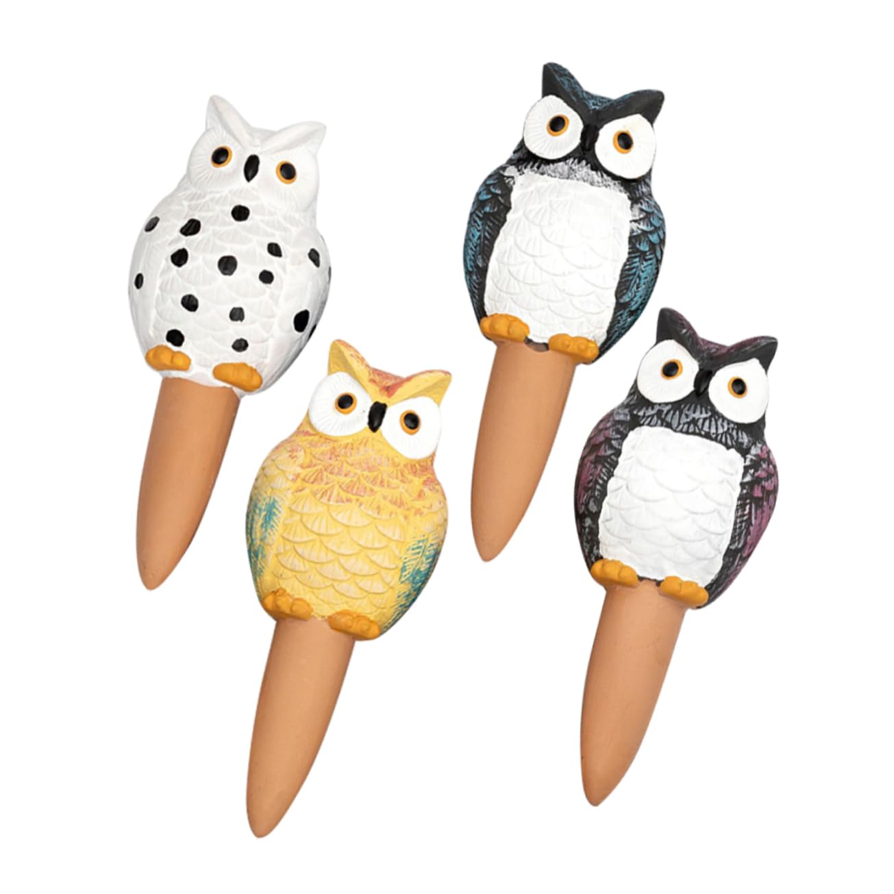 Dispositif D’arrosage Automatique Hibou 210ml en Céramique 4 Pièces