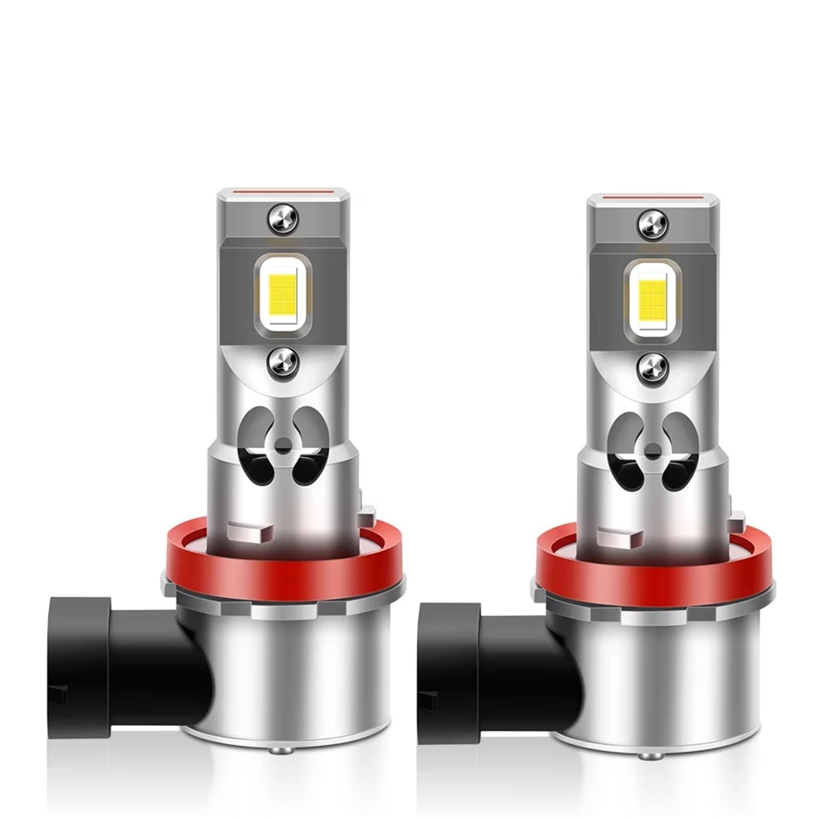 Phare Avant De Moto Pour Ducati 1098 1198 848 899 Pour EVO 1199 Pour Panigale RS Phare LED H11 H8 Pour Moto Scooter Ampoule Turbo 15000 Lm 6000K Canbus Feux De Croisement(2PCS)