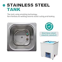 Vista 5 de JOANLAB Baño de agua termostático digital 1 cámara 3L con aperturas seleccionables para laboratorio 110V/60 Hz