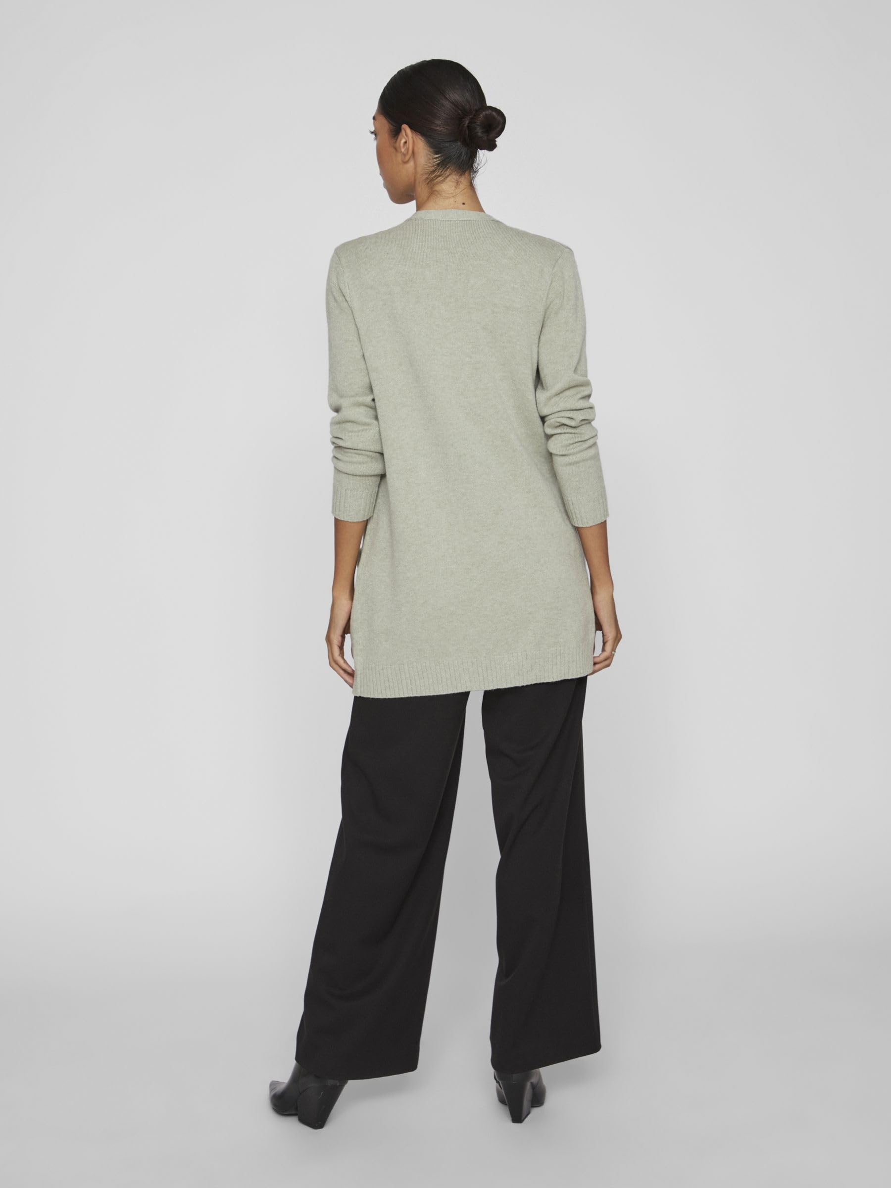 Vila Kardigan Kobiety Viril Open L/S Knit kardigan - Noos