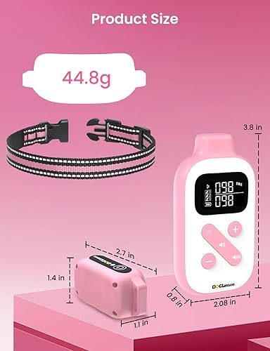 Miniatura 8 de Collar de entrenamiento para perros sin golpes, pitido y vibrante con control remoto de 2800 pies, collar de vibración para perros pequeños,