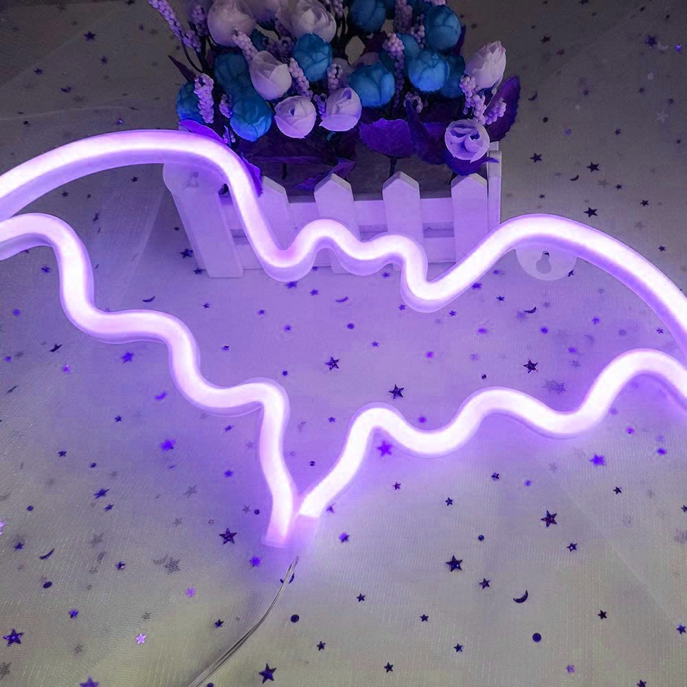 Amazon.co.jp : ネオンライト,LEDネオンサイン常夜灯コウモリ