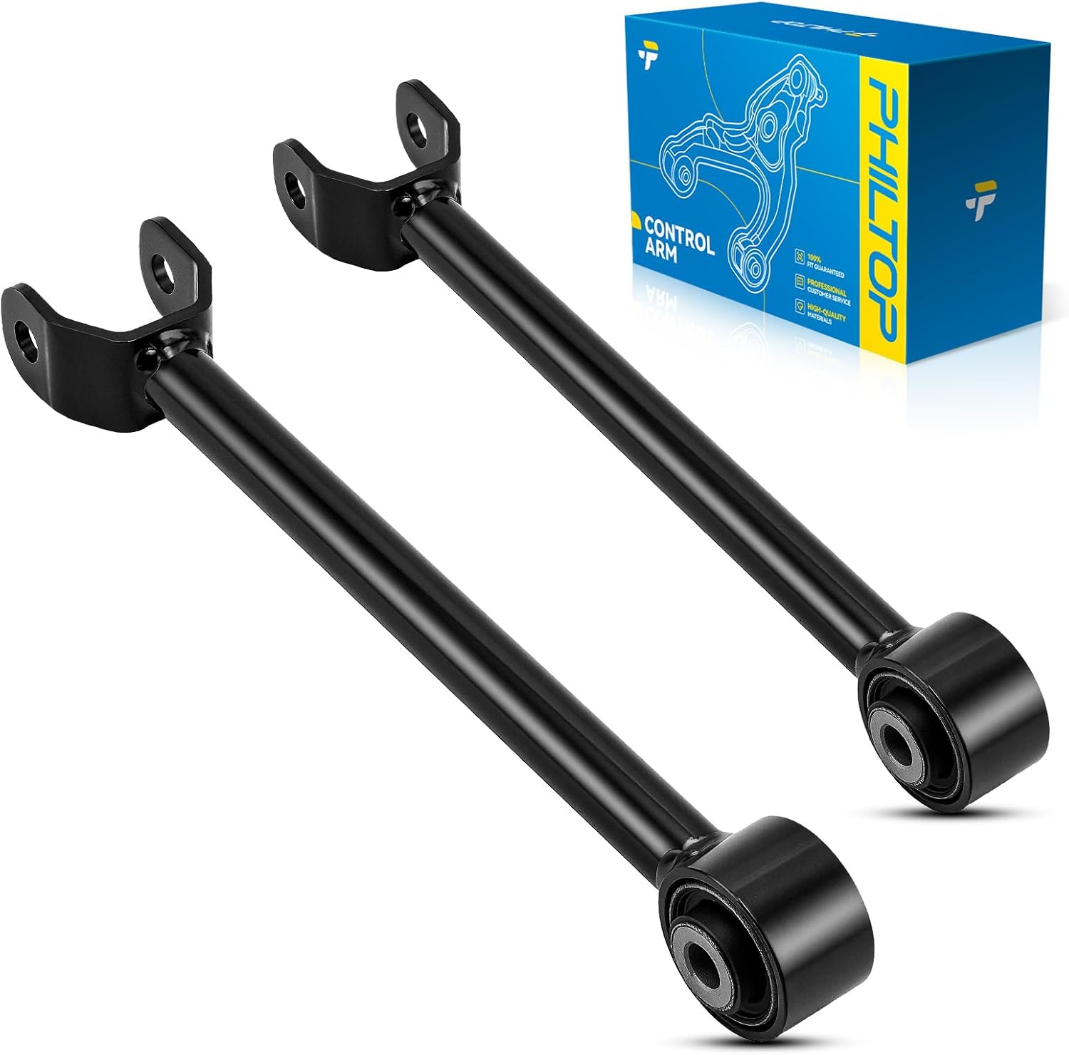 PHILTOP 2Pcs Rear Upper Control Arms Fit for 2007-2010 Sebring, 2008-2010 Avenger, 2009-2010 Journey Suspension Kit, RK641880