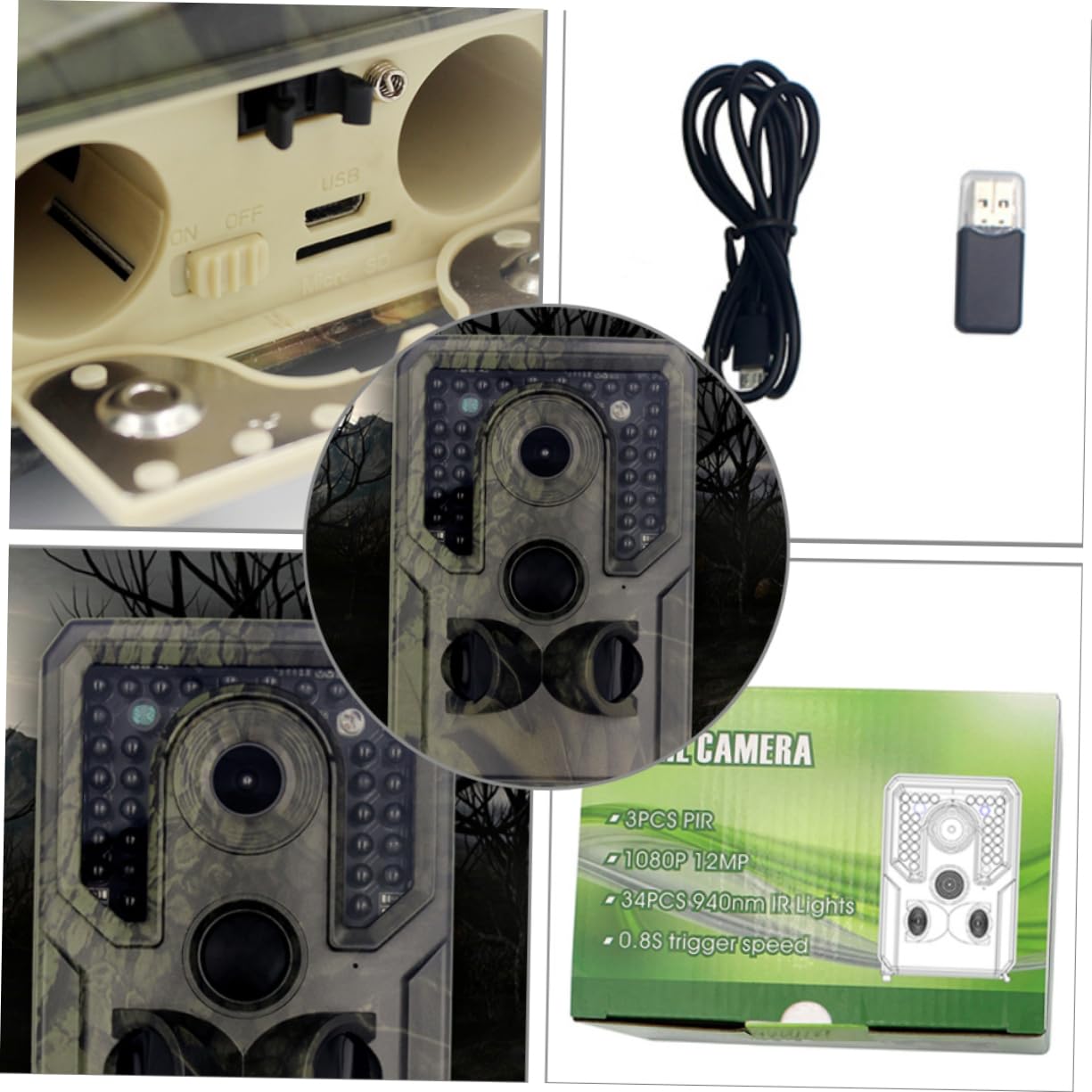 Buy POPETPOP Outdoor Hunting Camera Fast Trigger and Multi-Shot