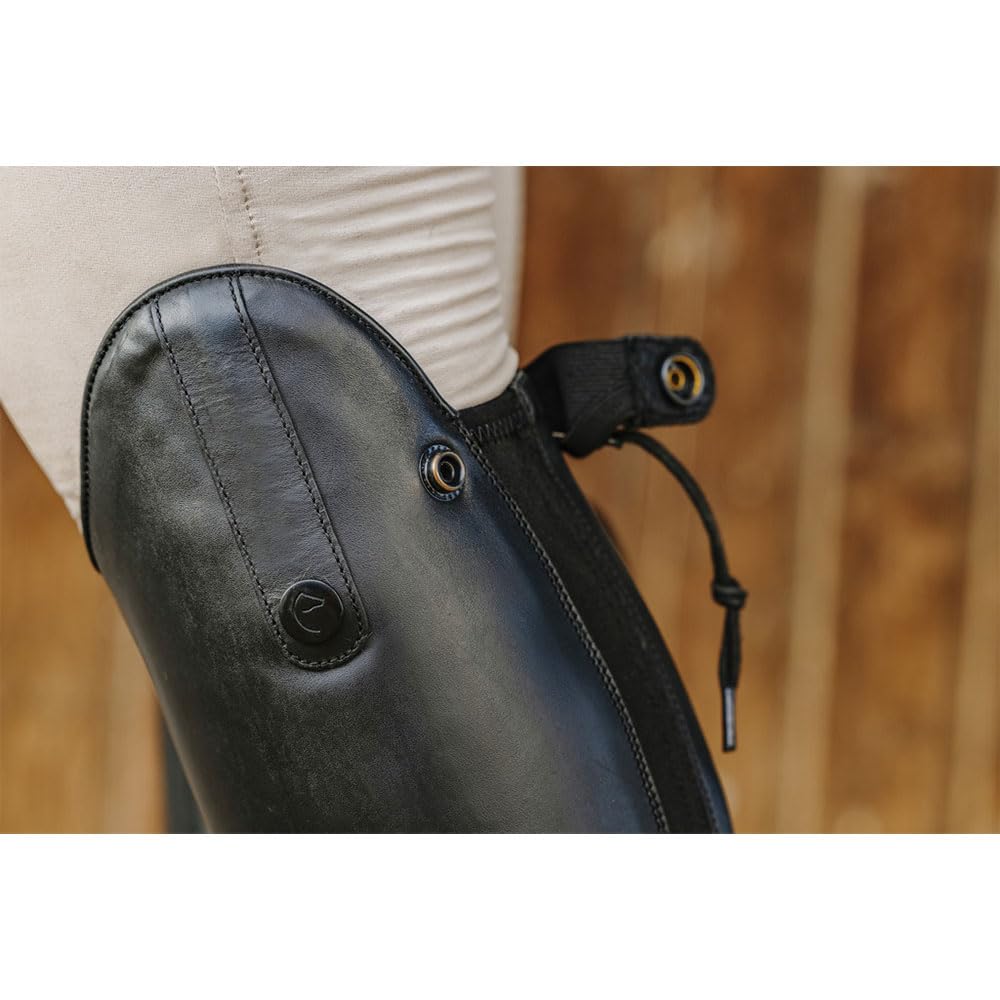 EQUITHEME Leather Lace Up M Riding Boots EU 36