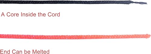 Miniatura 5 de KONMAY Cuerda de nailon negro de 0.031 in con estuche para pulseras, cordón de satén de nailon trenzado de 130 yardas para fabricación de joyas,