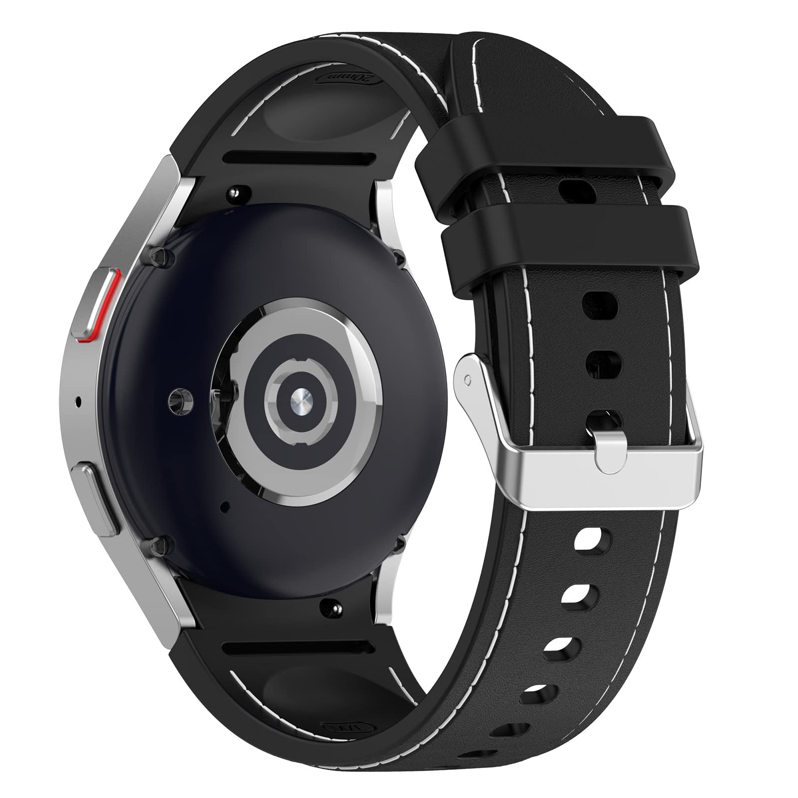 AWADUO Compatible with Samsung Galaxy Watch 5/5 Pro Replacement Band, Replacement Silicone Wrist Strap Bracelet Band for Man and Woman, Soft And Durable(Large size)