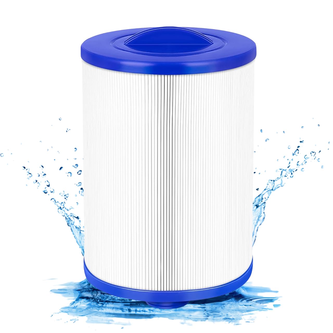 sawluv 6CH-940 Spa Filter Hot Tub Filter PWW50P3 Replaces, Compatible with Fil-bur FC-0359M Filters, 25252, 03FIL1400, Water-Way 817-0050, Vik-ing Spa Hot Tub Filter Screw in SAE Thread Filter