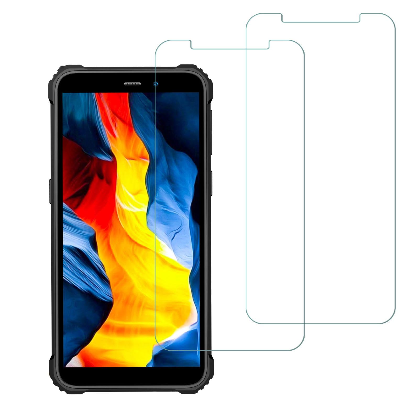 HGJTF Pellicola in Vetro temperato per Oukitel WP20 Pro, 5 Pack 9H Durezza Proteggi Schermo in Vetro temperato, Anti Graffo Pellicola Protettiva per Oukitel WP20 Pro (5.93